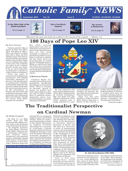Title details for Catholic Family News by Catholic Family News - Available
